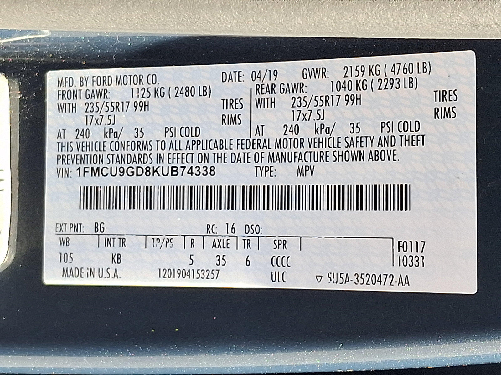 Used 2019 Ford Escape SE AWD/4WD image 27