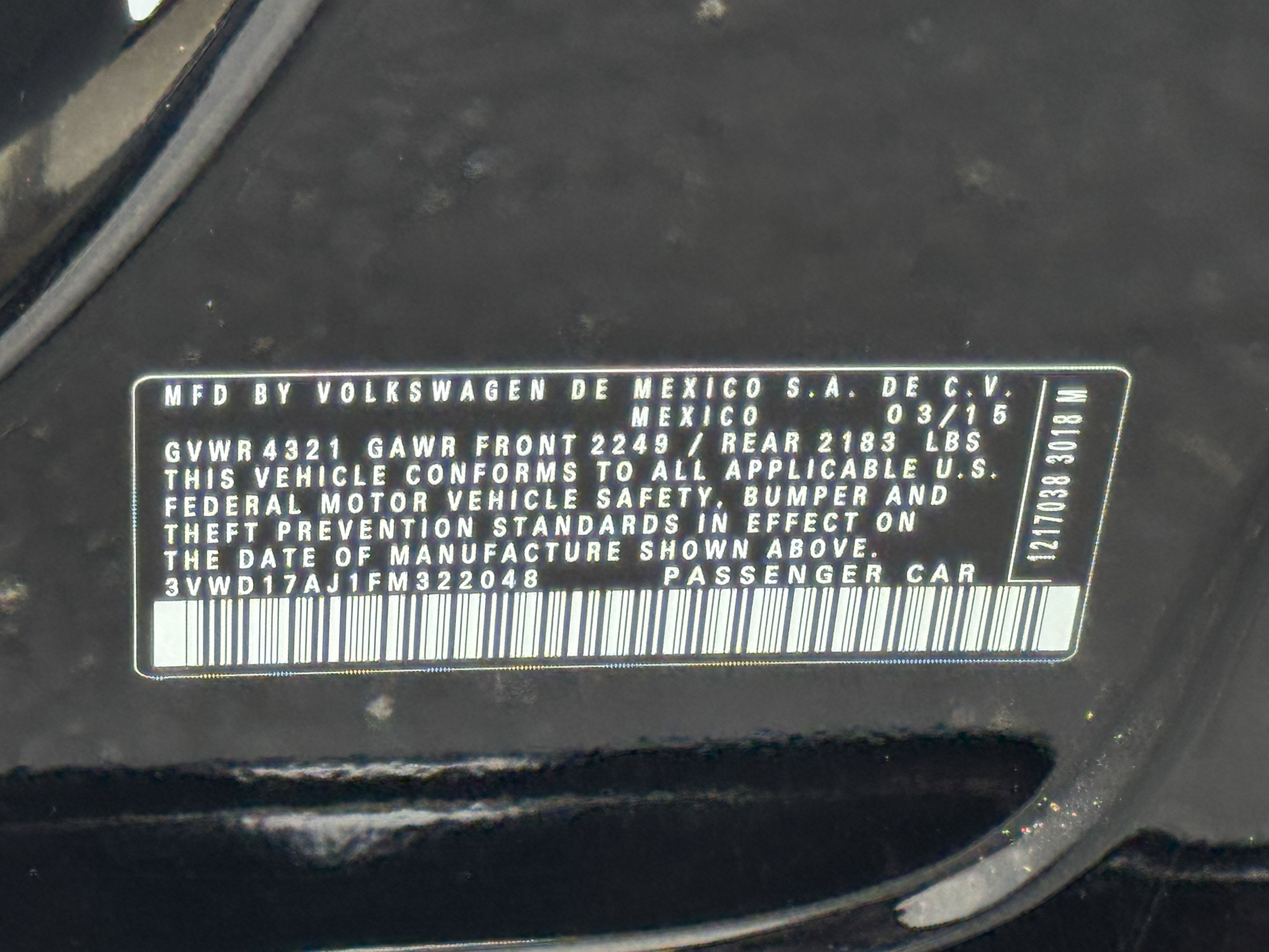 Used 2015 Volkswagen Jetta SE image 38