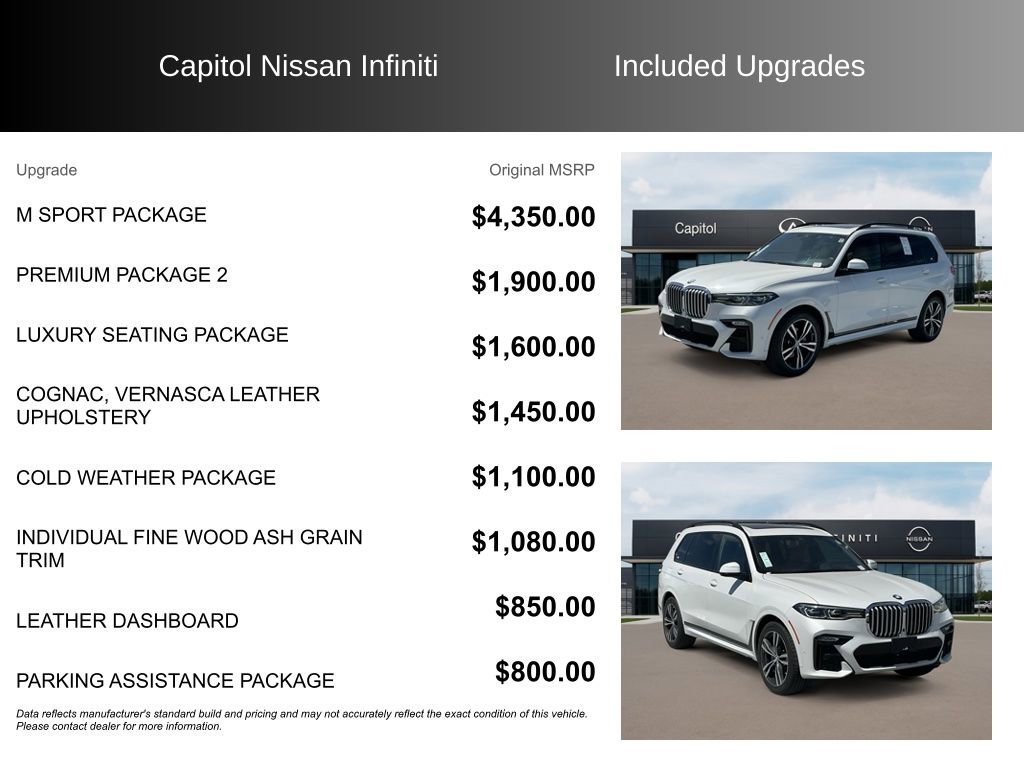 Used 2021 BMW X7 xDrive40i w/ M Sport Package image 8