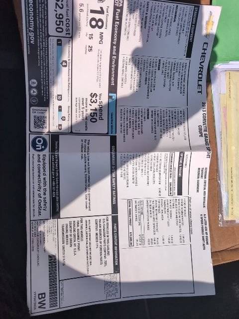 Used 2013 Chevrolet Corvette Grand Sport w/ 3LT Preferred Equipment Group image 19