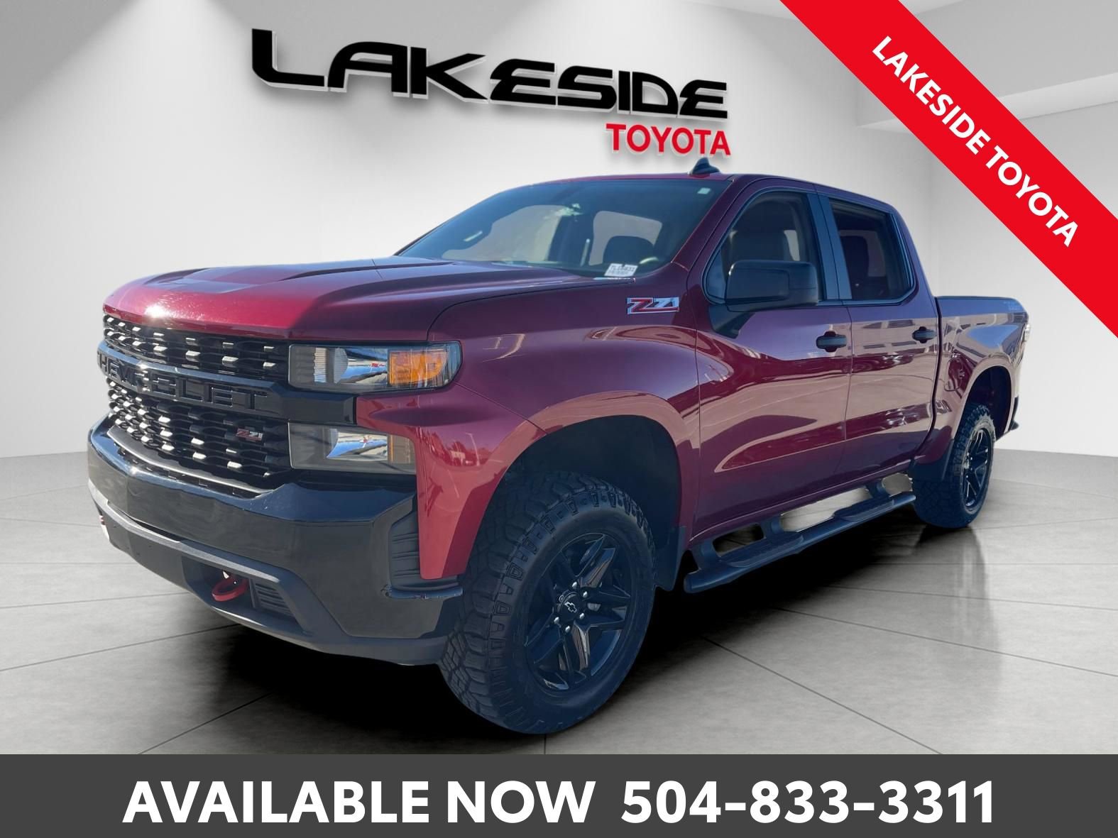 Used 2021 Chevrolet Silverado 1500 Custom Trail Boss w/ LPO, Dark Essentials Package image 2