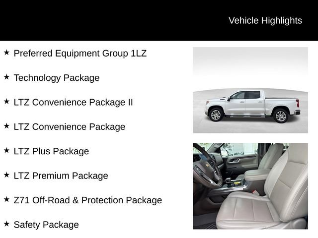 Certified 2023 Chevrolet Silverado 1500 LTZ w/ LTZ Premium Package image 3