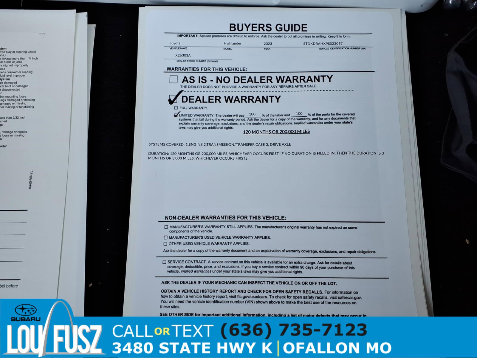 Used 2023 Toyota Highlander LE image 37