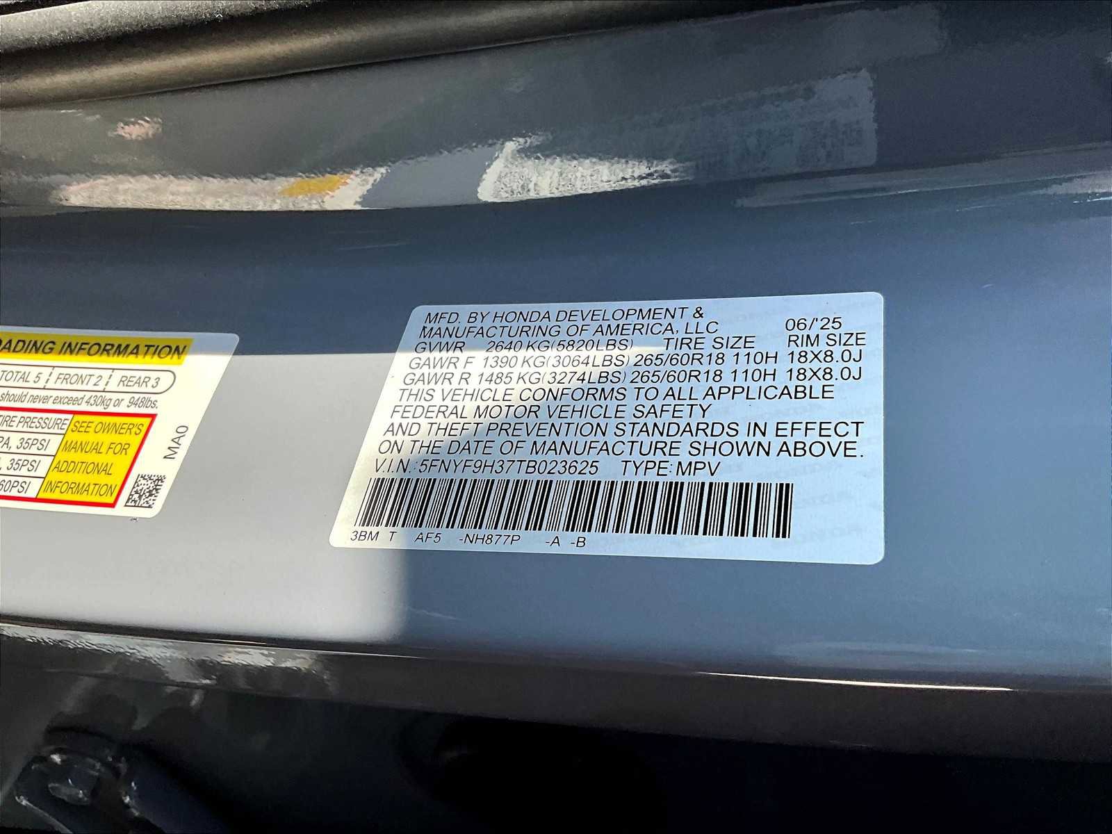 New 2026 Honda Passport RTL image 18