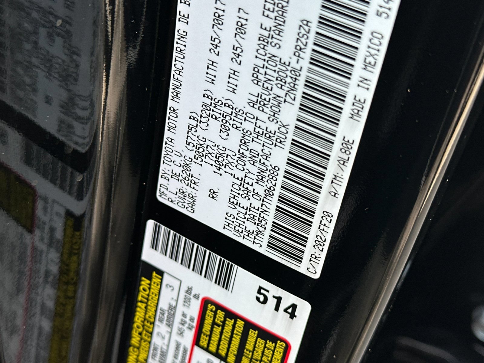 Used 2026 Toyota Tacoma SR5 RWD image 25