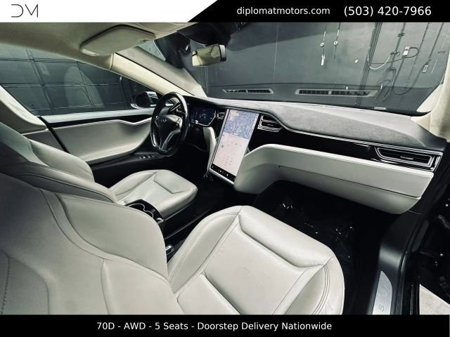 Used 2015 Tesla Model S 70D AWD/4WD image 19