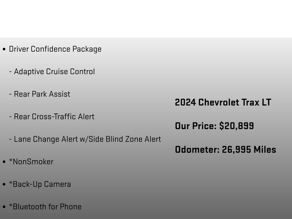 Used 2024 Chevrolet Trax LT w/ Driver Confidence Package FWD image 12
