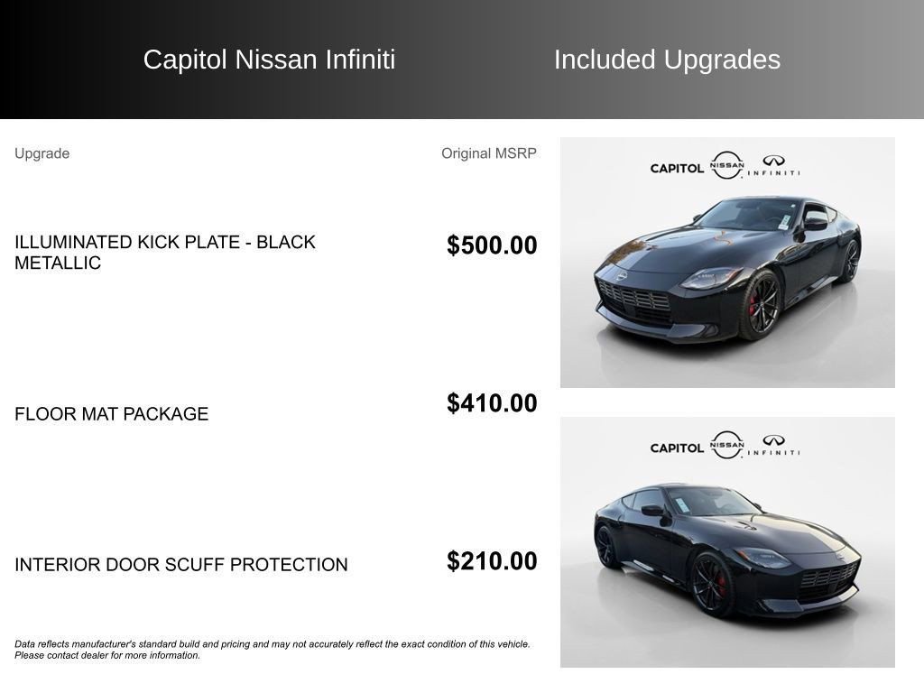 Used 2024 Nissan Z Performance w/ Floor Mat Package image 9