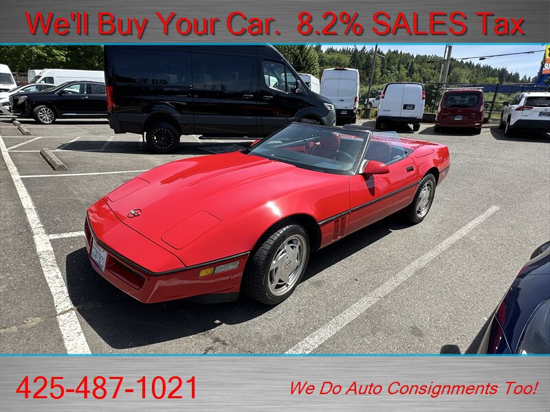 Used 1989 Chevrolet Corvette Convertible