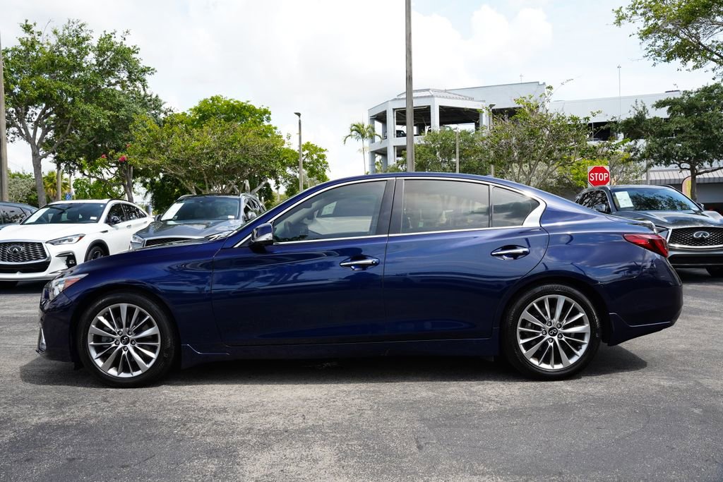 Used 2023 INFINITI Q50 Luxe w/ Cargo Package RWD image 7