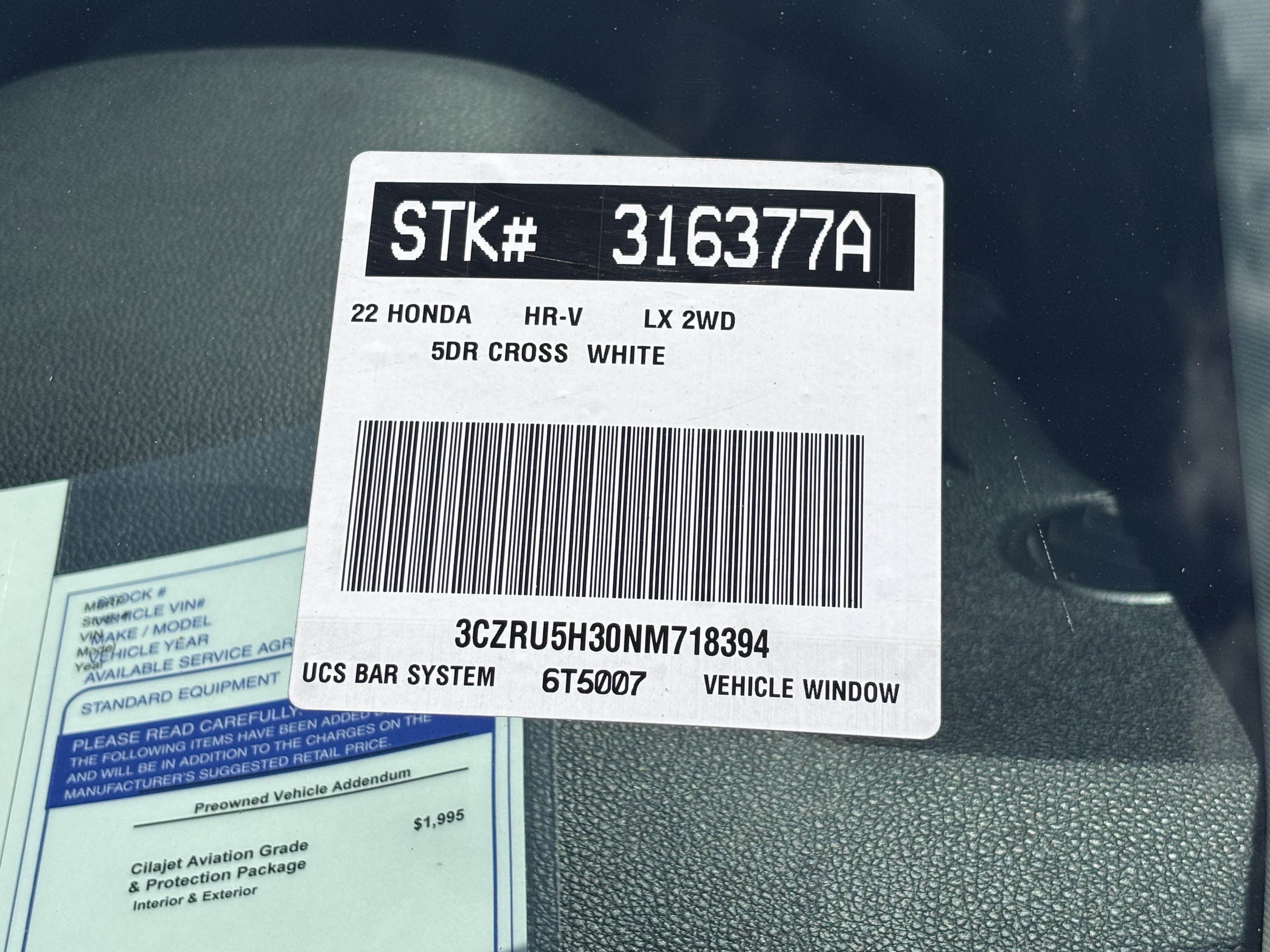 Used 2022 Honda HR-V LX image 30