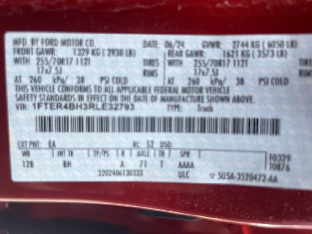 Used 2024 Ford Ranger XL w/ Trailer Tow Package RWD image 31