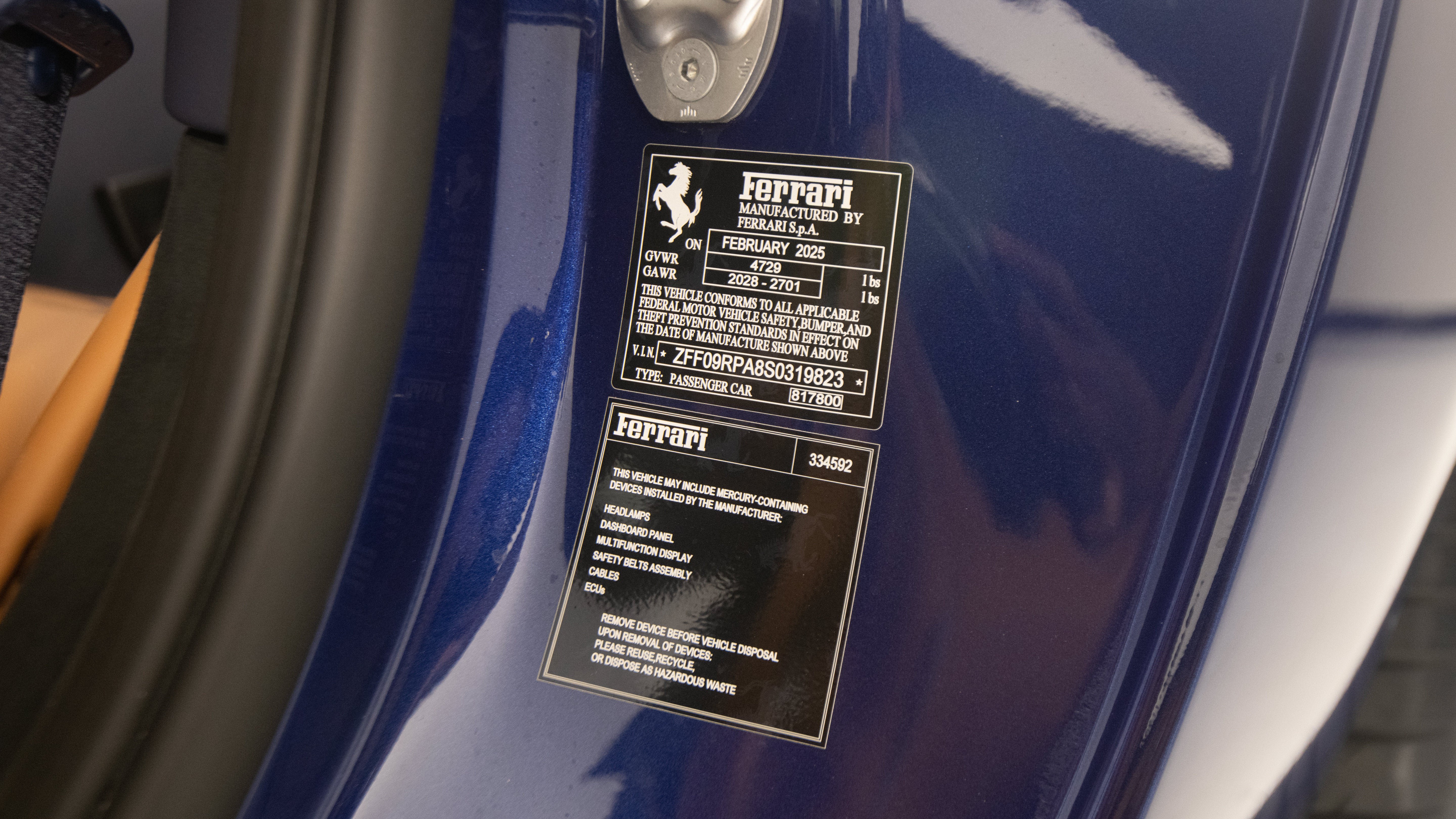 Certified 2025 Ferrari Roma Spider RWD image 42