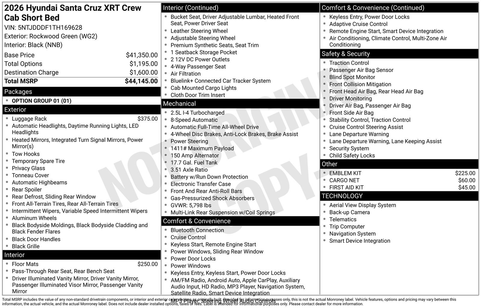 New 2026 Hyundai Santa Cruz XRT AWD/4WD image 8