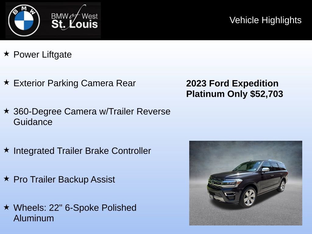 Used 2023 Ford Expedition Platinum AWD/4WD image 16