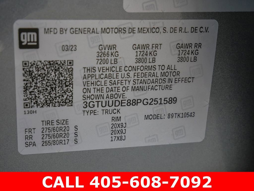 Used 2023 GMC Sierra 1500 SLT w/ SLT Premium Package AWD/4WD image 37