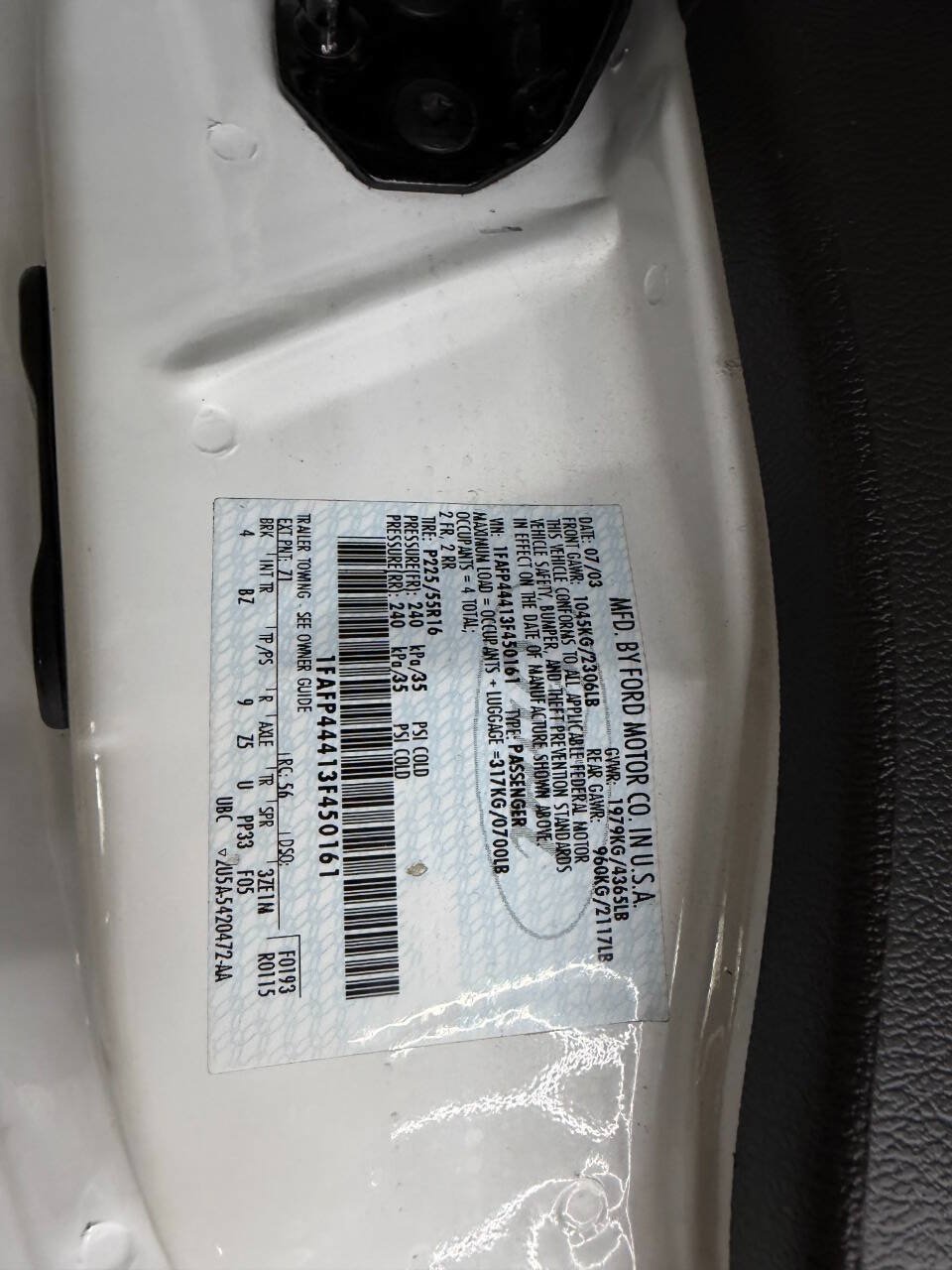 Used 2003 Ford Mustang Convertible RWD image 24