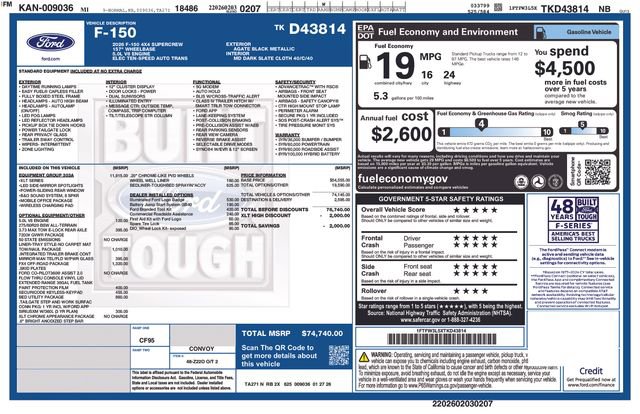 New 2026 Ford F150 XLT w/ Equipment Group 303A High image 4
