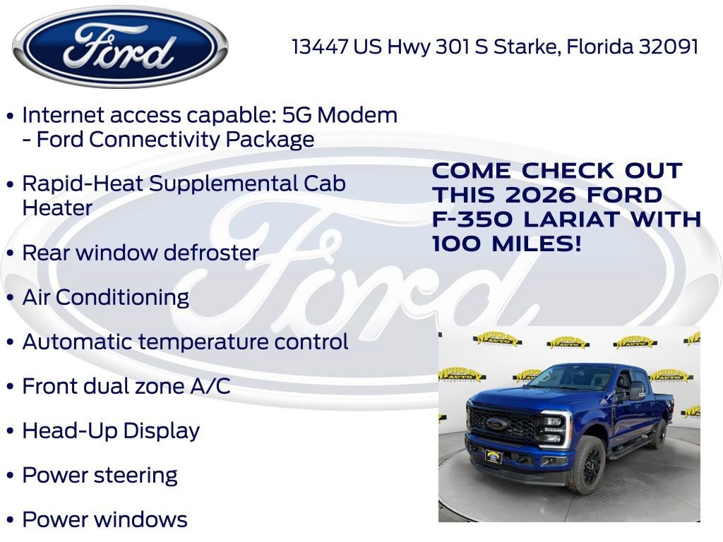 New 2026 Ford F350 Lariat w/ Black Appearance Package AWD/4WD image 30