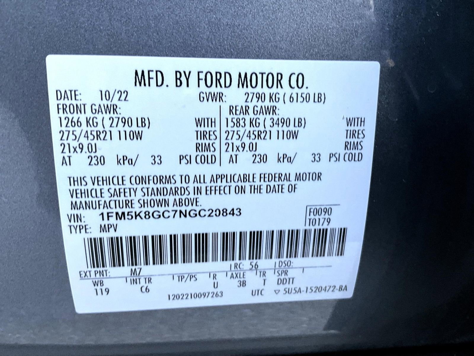 Used 2022 Ford Explorer ST w/ Equipment Group 401A AWD/4WD image 27