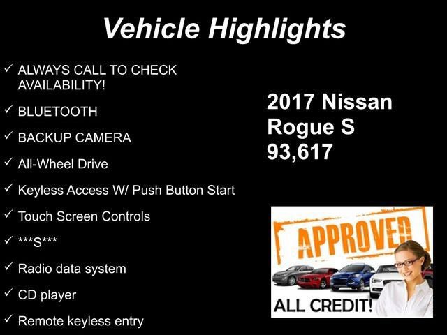 Used 2017 Nissan Rogue S w/ S Appearance Package AWD/4WD image 10