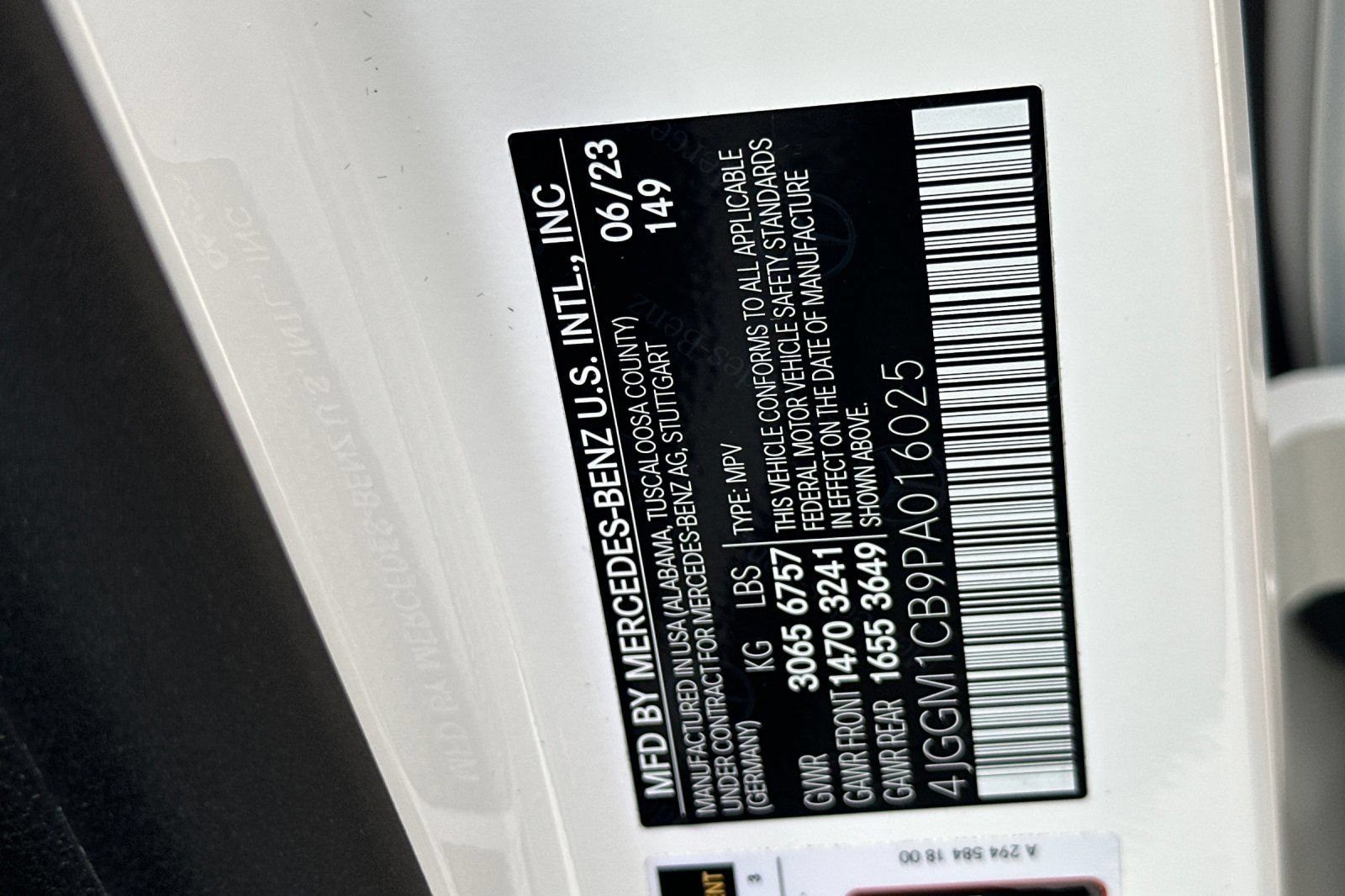 Certified 2023 Mercedes-Benz EQE 350+ 4MATIC SUV image 44