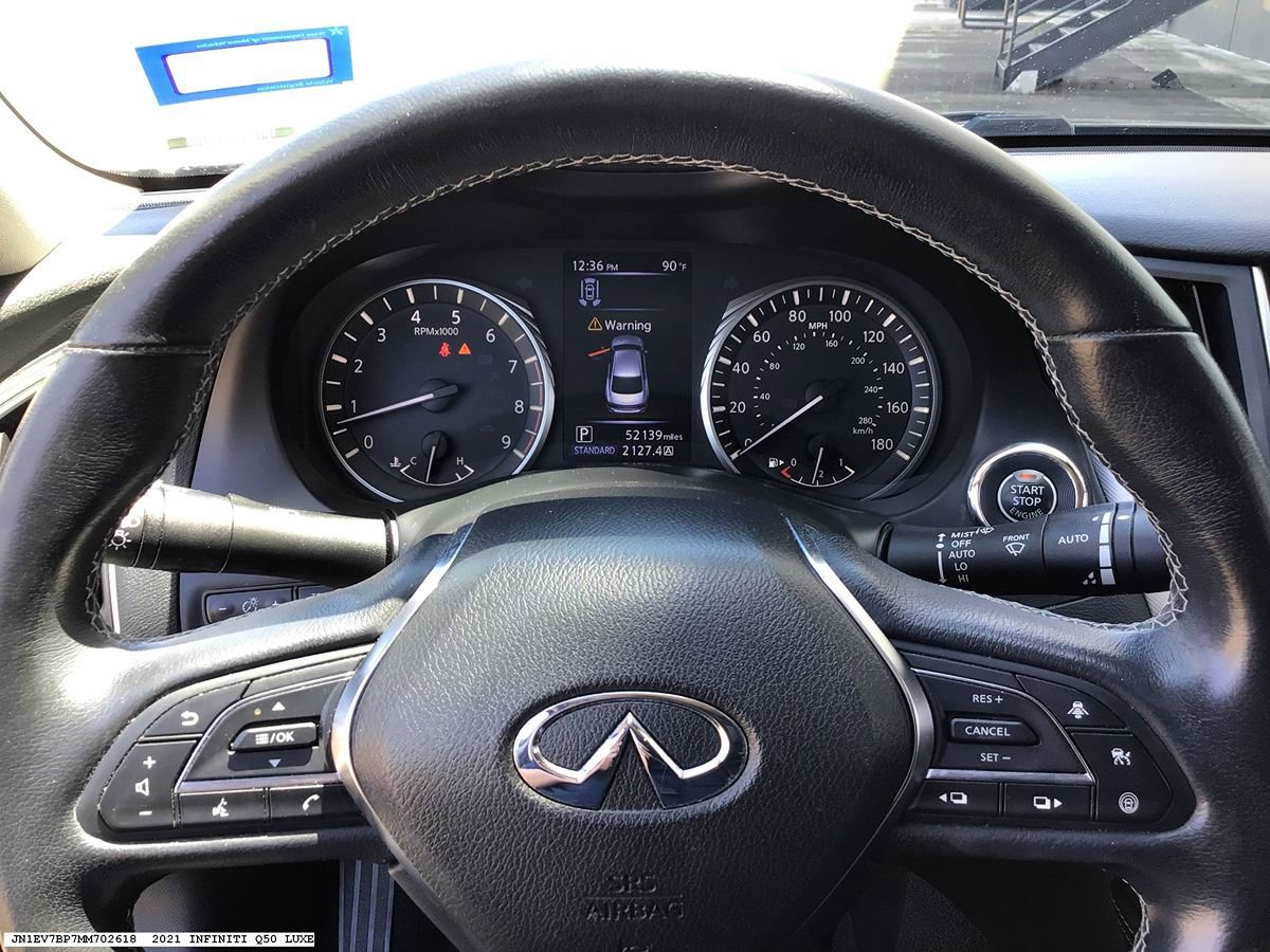 Used 2021 INFINITI Q50 Luxe w/ Cargo Package RWD image 8