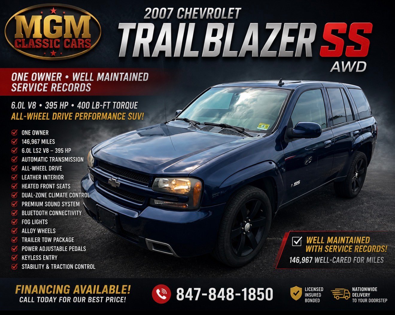 Used 2007 Chevrolet TrailBlazer SS
