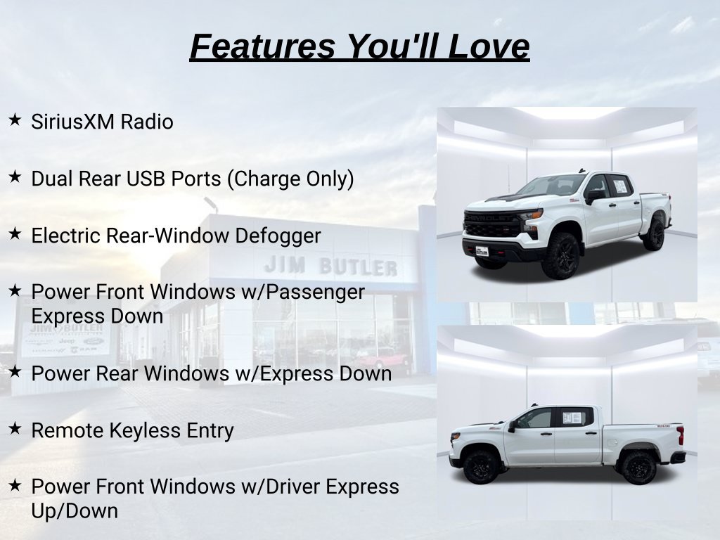 Used 2024 Chevrolet Silverado 1500 Custom Trail Boss AWD/4WD image 27