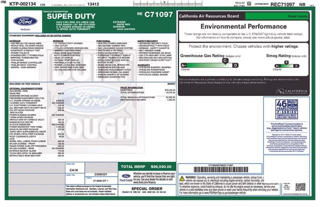 Used 2024 Ford F350 King Ranch AWD/4WD image 1