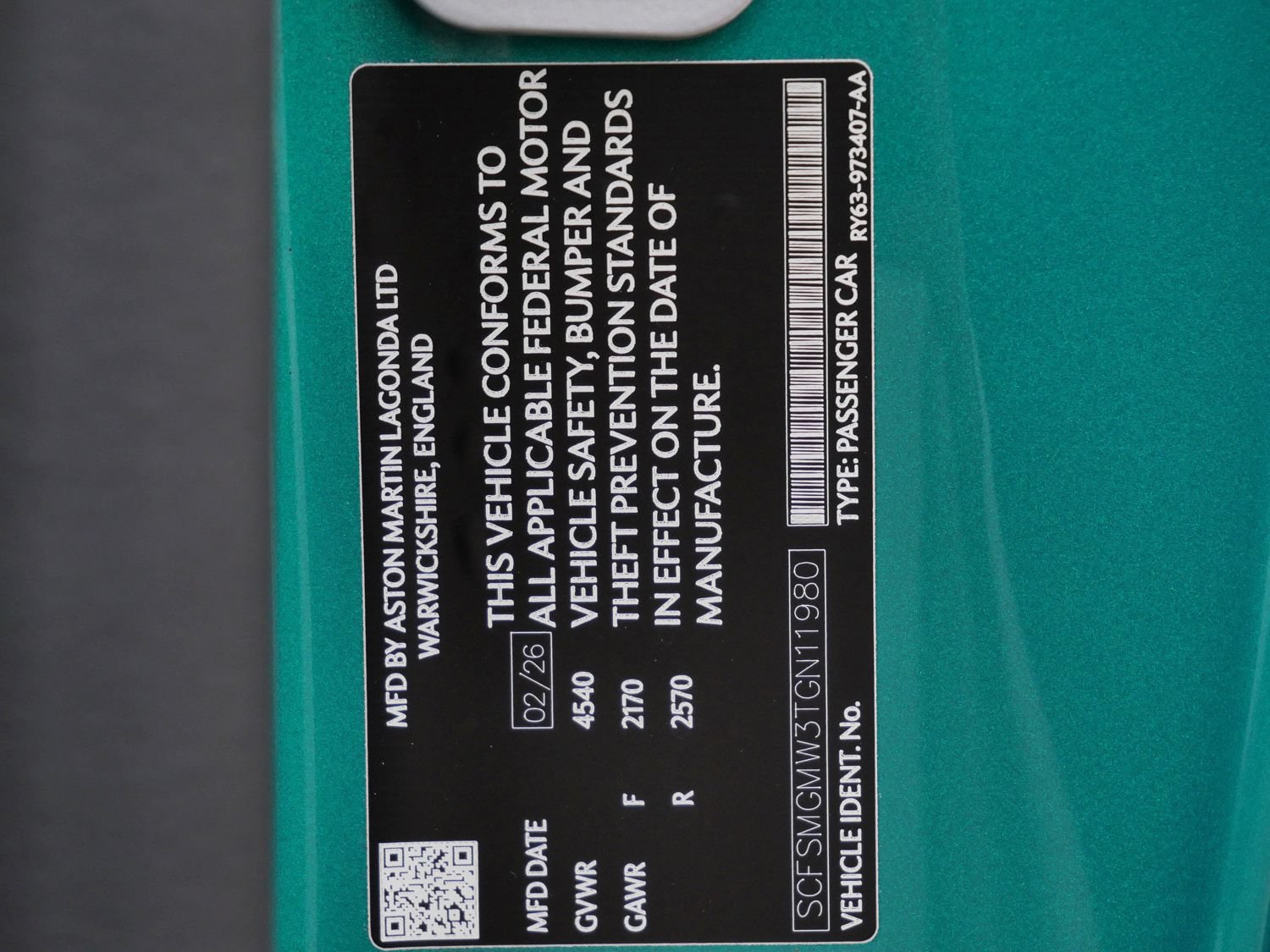 New 2026 Aston Martin V8 Vantage S RWD image 27