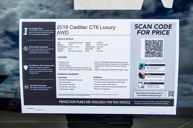Used 2018 Cadillac CT6 Luxury AWD/4WD image 29