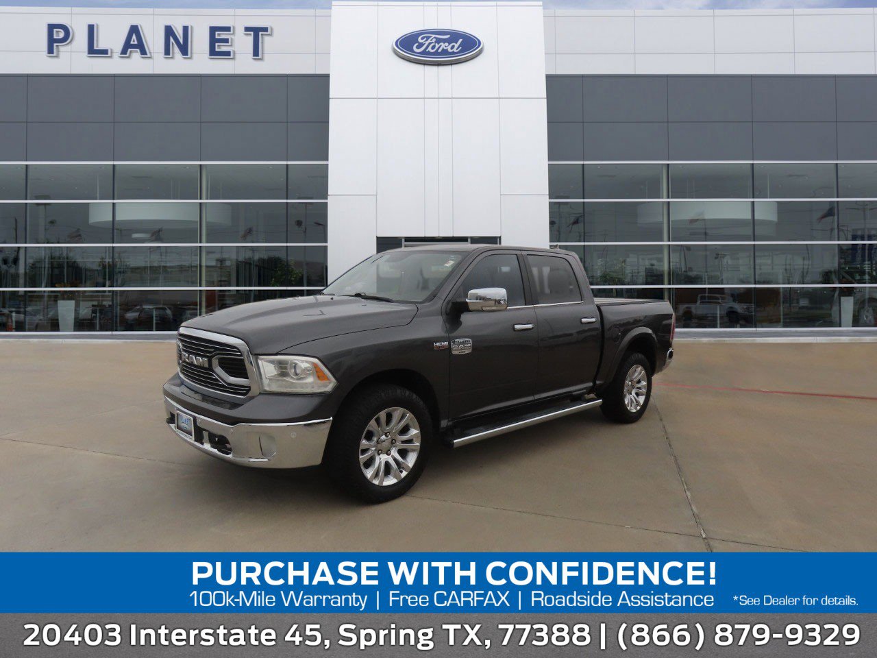 Used 2017 RAM 1500 Laramie Longhorn w/ Protection Group AWD/4WD image 1