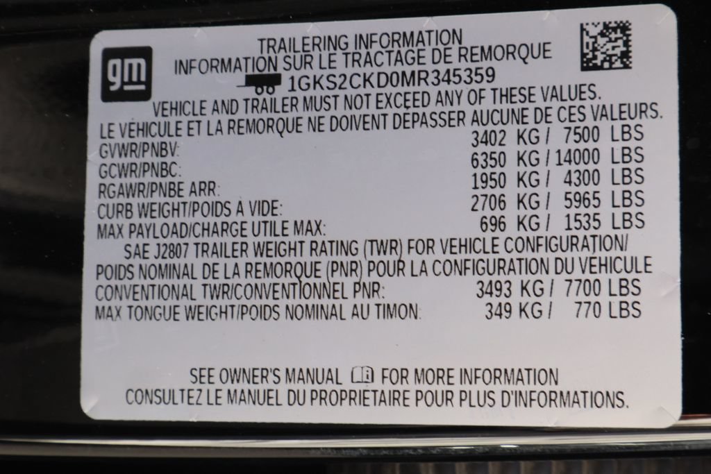 Certified 2021 GMC Yukon AT4 w/ Rear Media and Nav Package AWD/4WD image 41