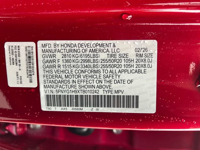 New 2026 Honda Pilot Black Edition image 18