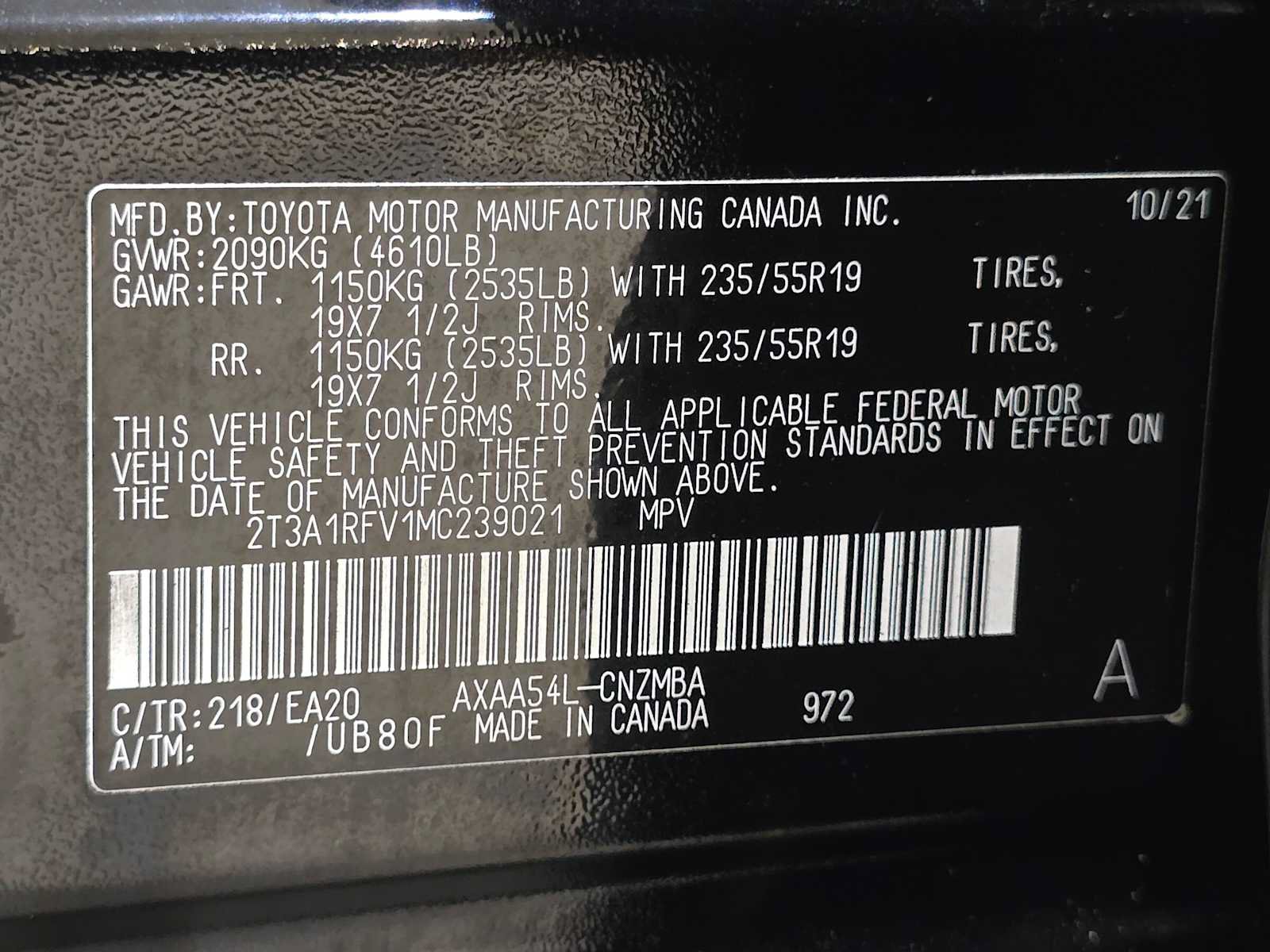 Certified 2021 Toyota RAV4 XLE Premium AWD/4WD image 30