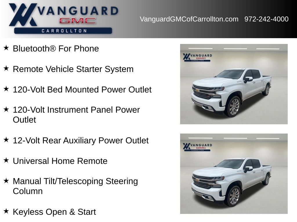 Used 2019 Chevrolet Silverado 1500 High Country w/ Trailer Camera Package AWD/4WD image 11