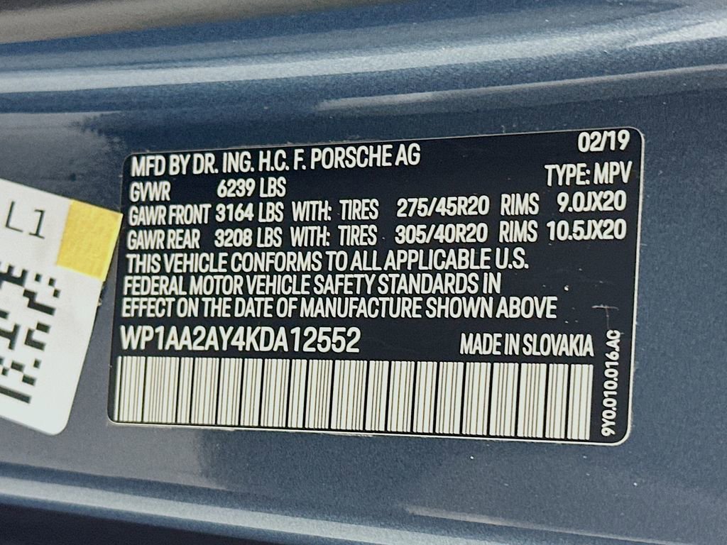 Certified 2019 Porsche Cayenne AWD/4WD image 34