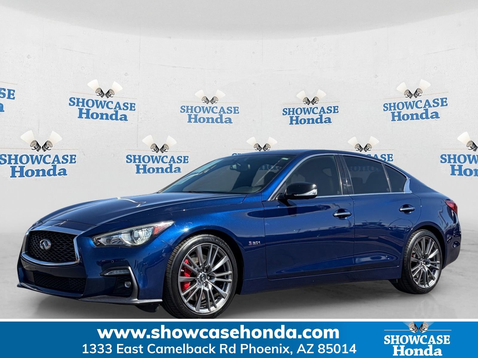 Used 2019 INFINITI Q50 Red Sport 400 w/ Proactive Package RWD image 1