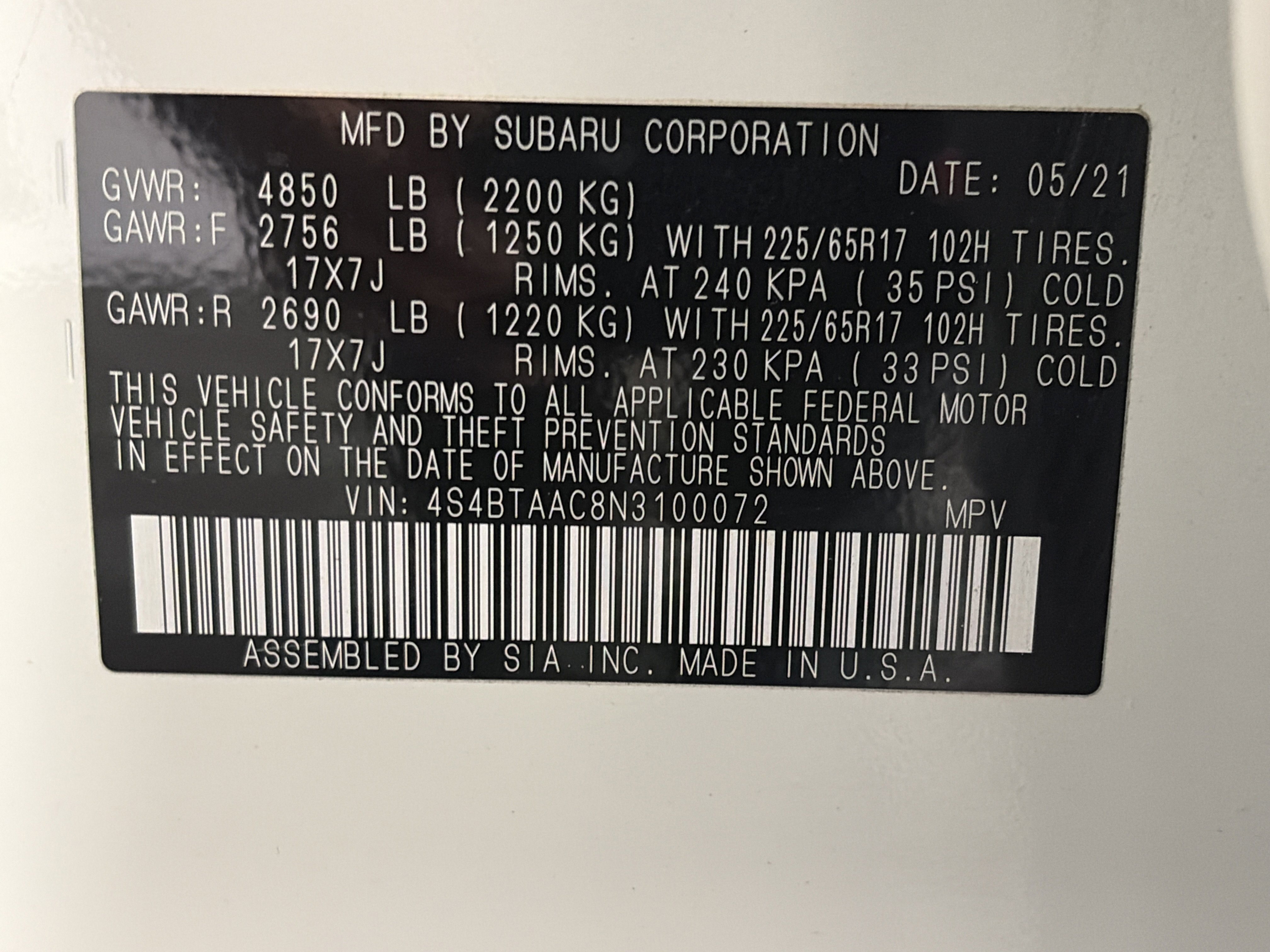 Used 2022 Subaru Outback 2.5i image 31