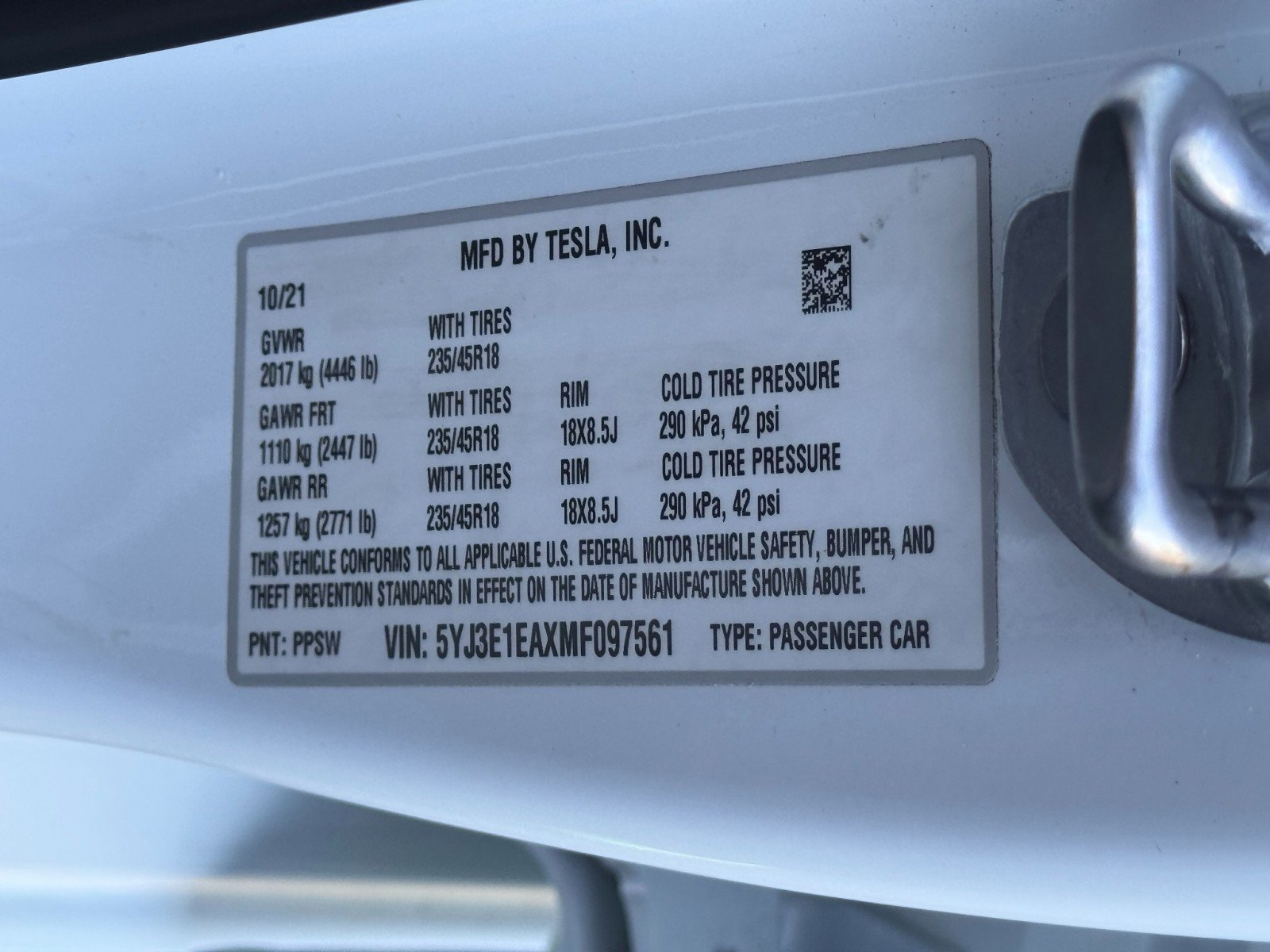 Used 2021 Tesla Model 3 Standard Range Plus RWD image 44