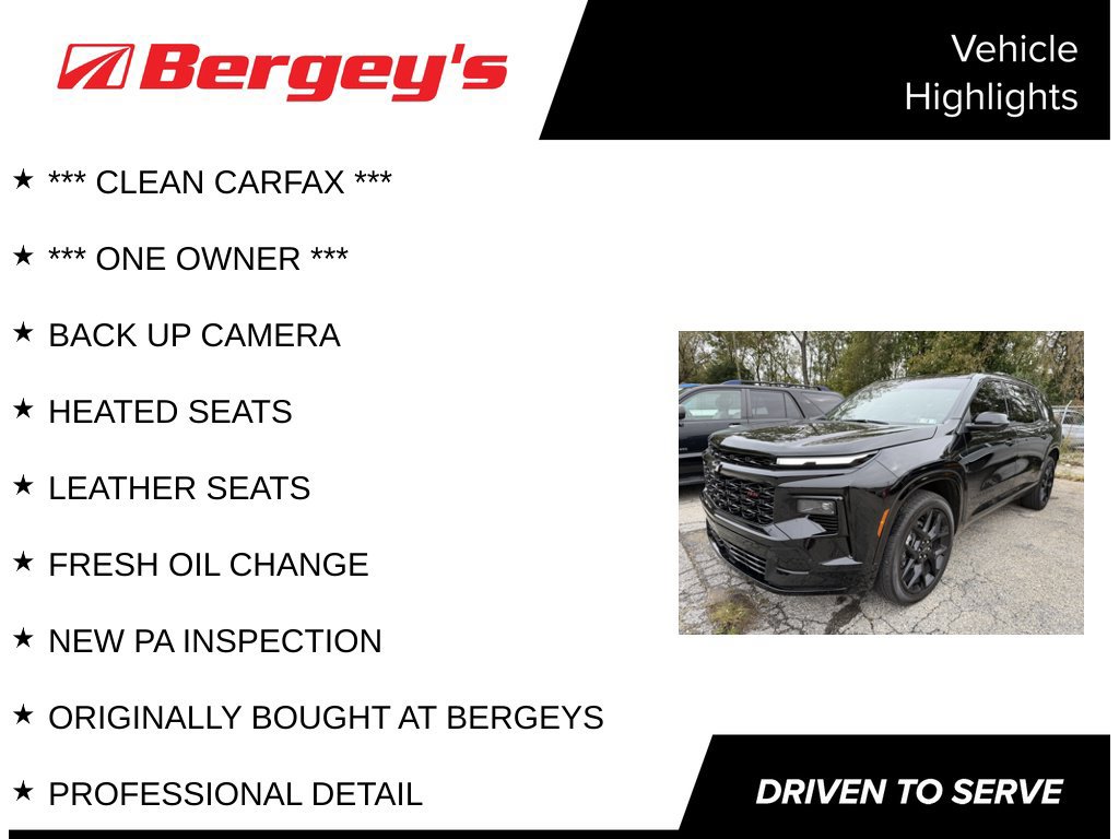 Certified 2025 Chevrolet Traverse RS AWD/4WD image 4