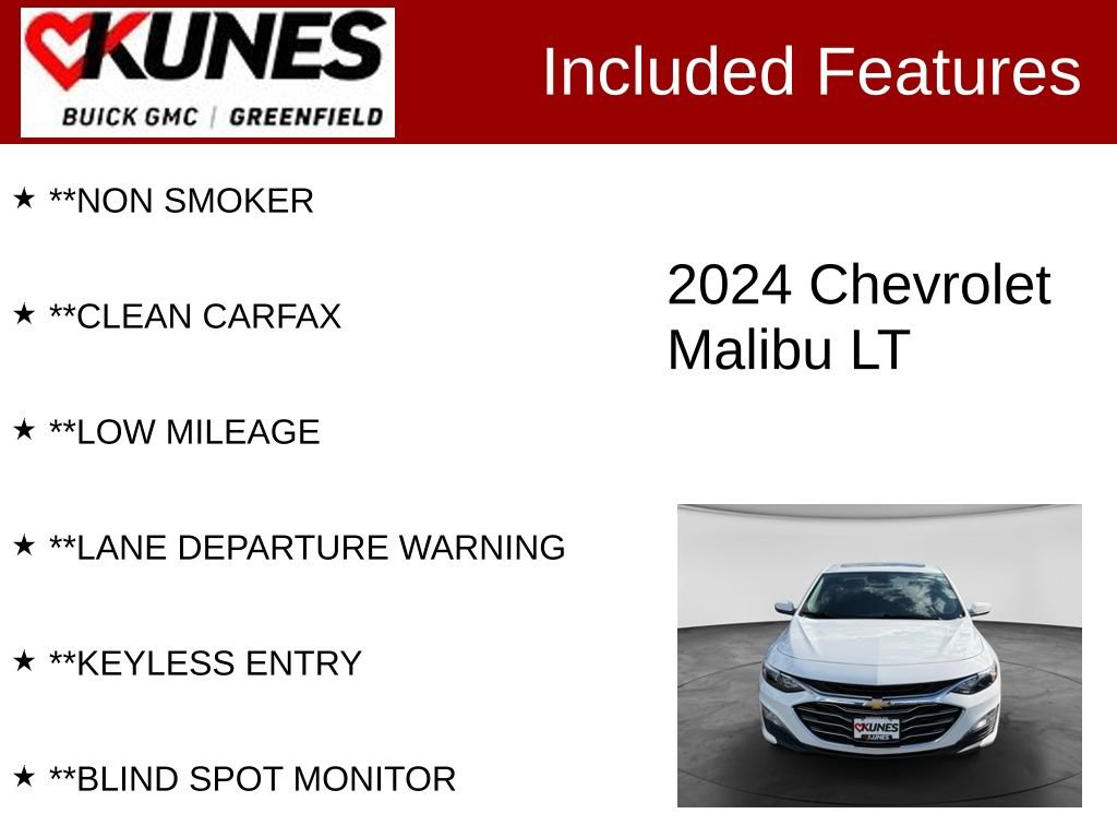 Used 2024 Chevrolet Malibu LT FWD image 3