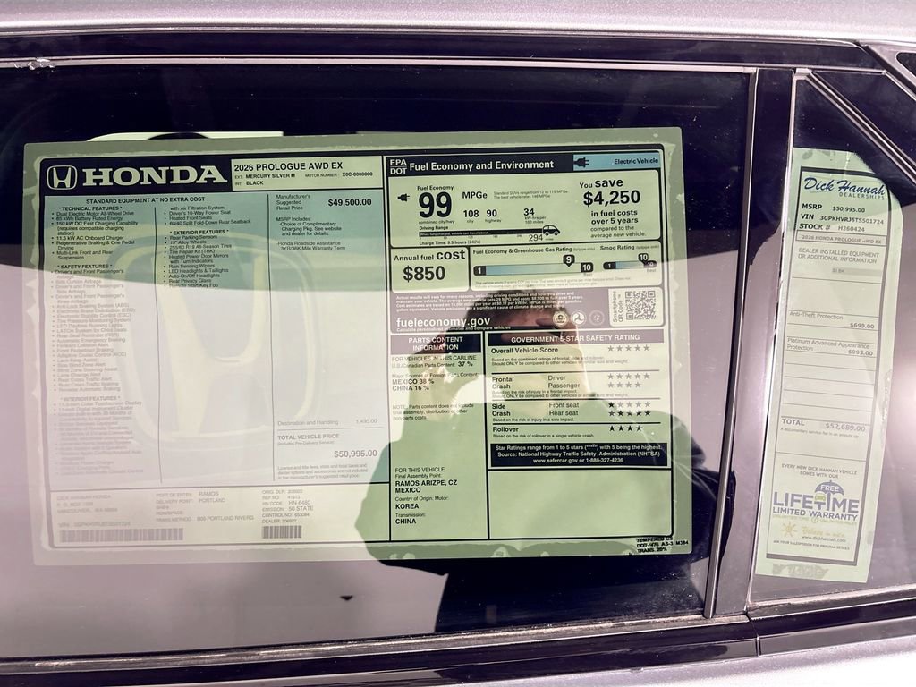 New 2026 Honda Prologue EX image 24