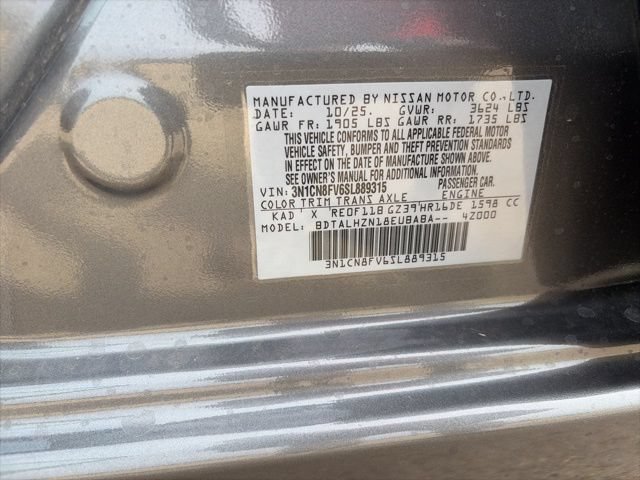 New 2025 Nissan Versa SR w/ Trunk Package FWD image 23