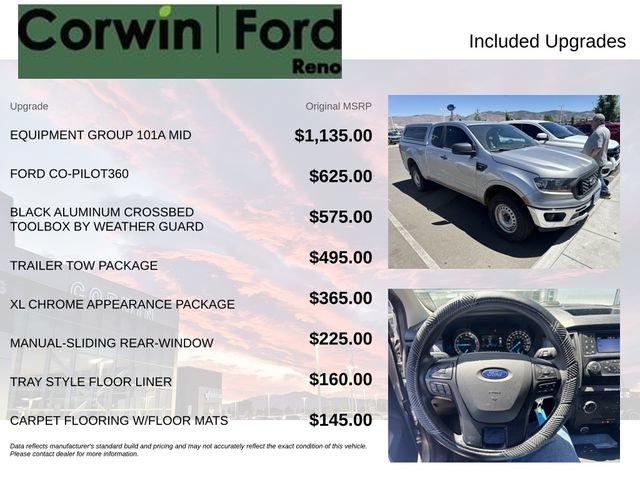 Used 2020 Ford Ranger XL w/ Equipment Group 101A Mid RWD image 3
