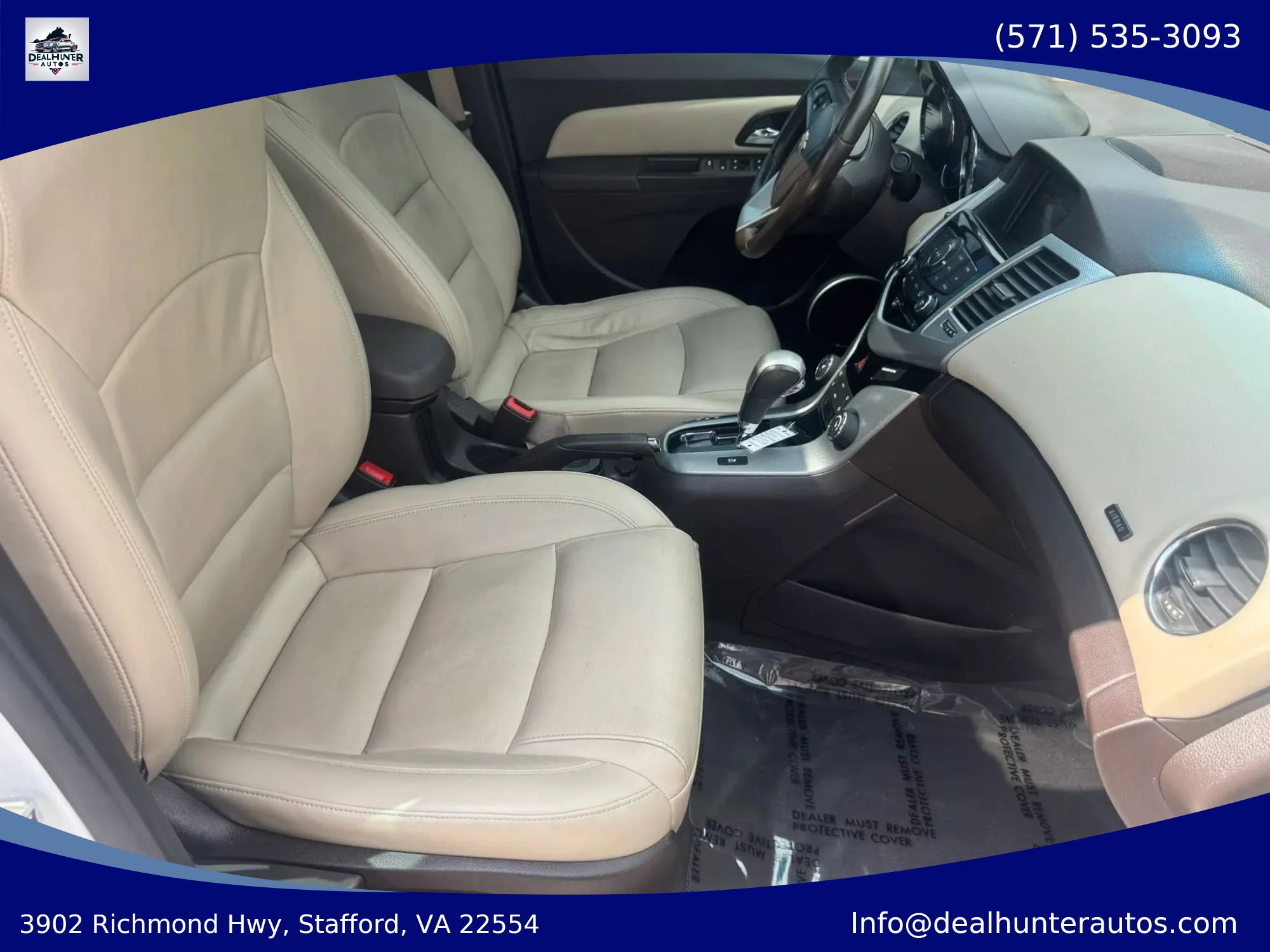 Used 2015 Chevrolet Cruze LTZ w/ Sun, Sound and Sport Package FWD image 18