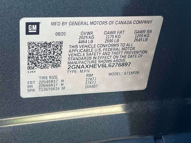Used 2020 Chevrolet Equinox LS FWD image 32