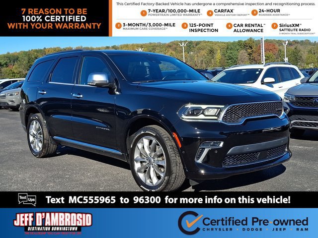 Certified 2021 Dodge Durango Citadel AWD/4WD image 1