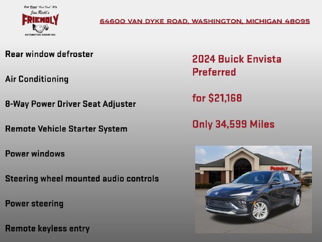 Used 2024 Buick Envista Preferred w/ Convenience I Package FWD image 20